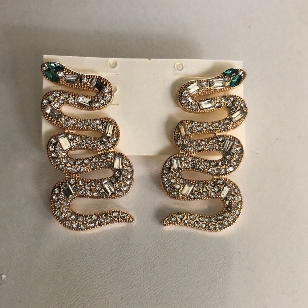 Snake earrings